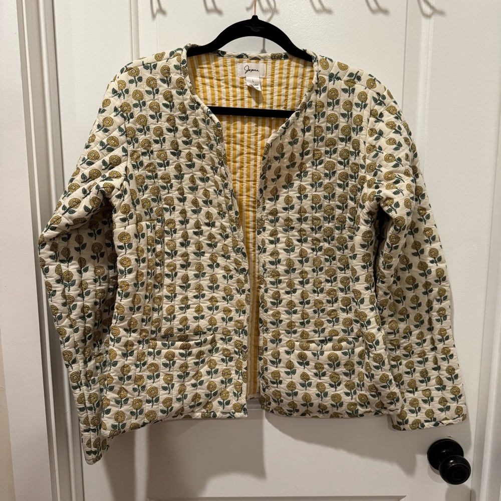 Japna Quilted Sunflower Jacket / Large